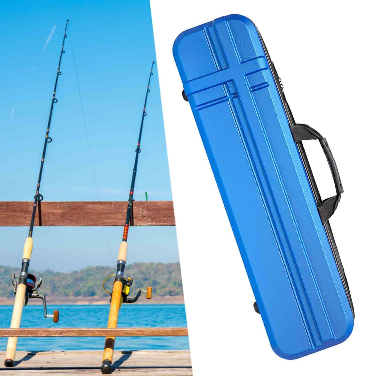 Angelkoffer, Aufbewahrungstasche für Angelzubehör, großes Fassungsvermögen, wasserdicht, fantastische Geschenkidee für Freunde und Familie, die, Blau, 100 cm
