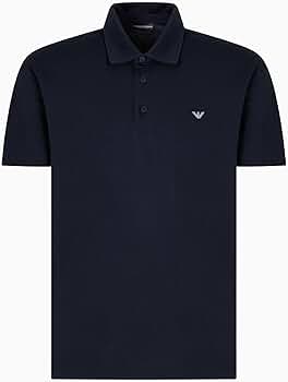 Emporio Armani Mens Polo BeachwearPolo Shirt, Armani Blu, Small at