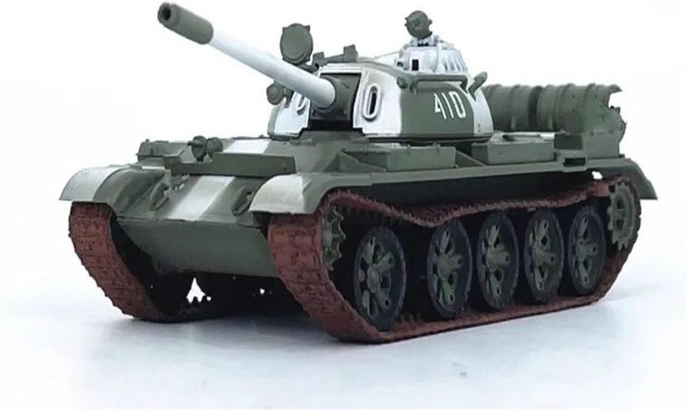 Realistic Tank 1:72 Scale for Soviet T-55 Main Battle Tank Model Kit Static Die Casting Collectible Ornaments Static Tank Model