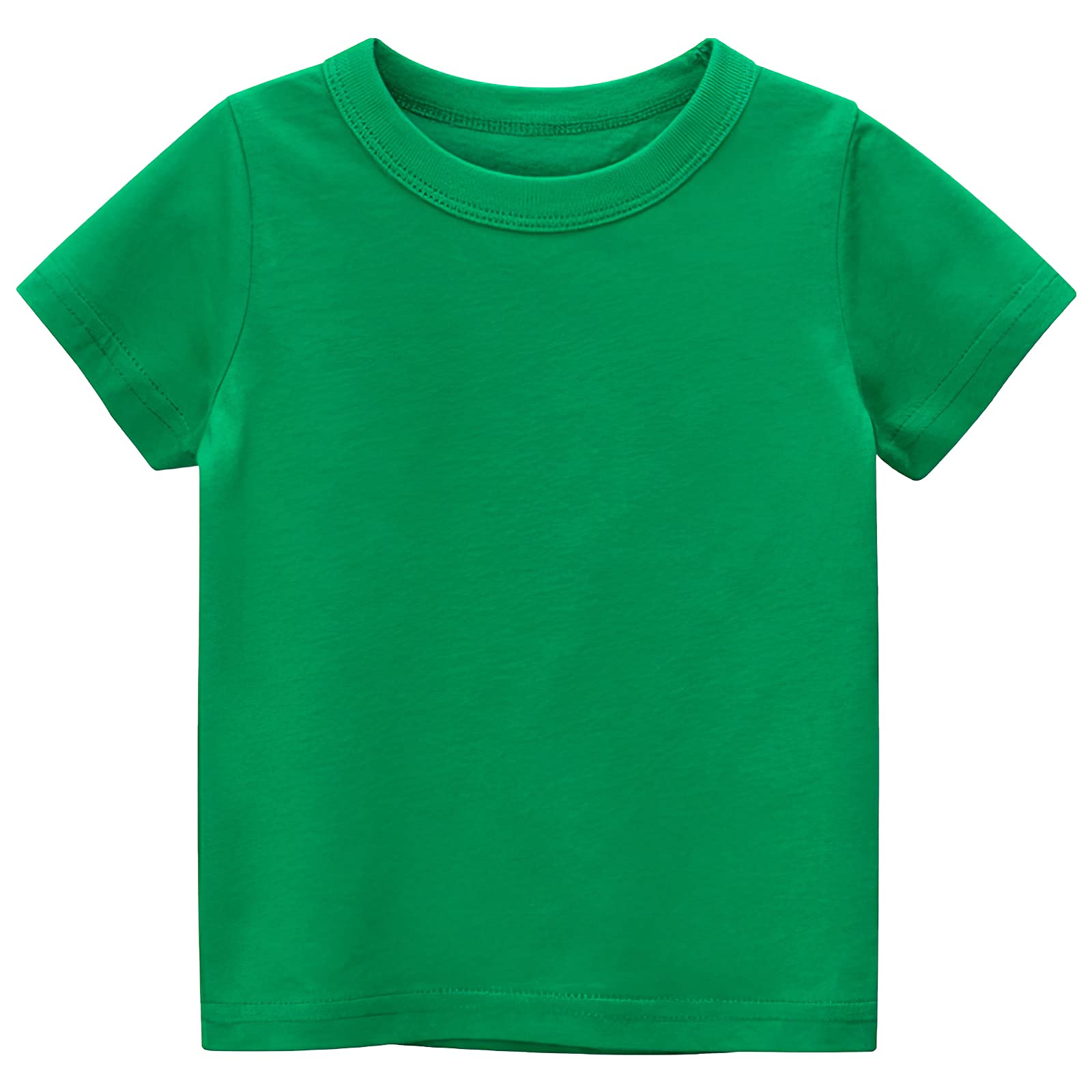 amropi Camisetas de Manga Corta Niños Pack de 3 Algodón Blusa Verano Tops 1-7 Años