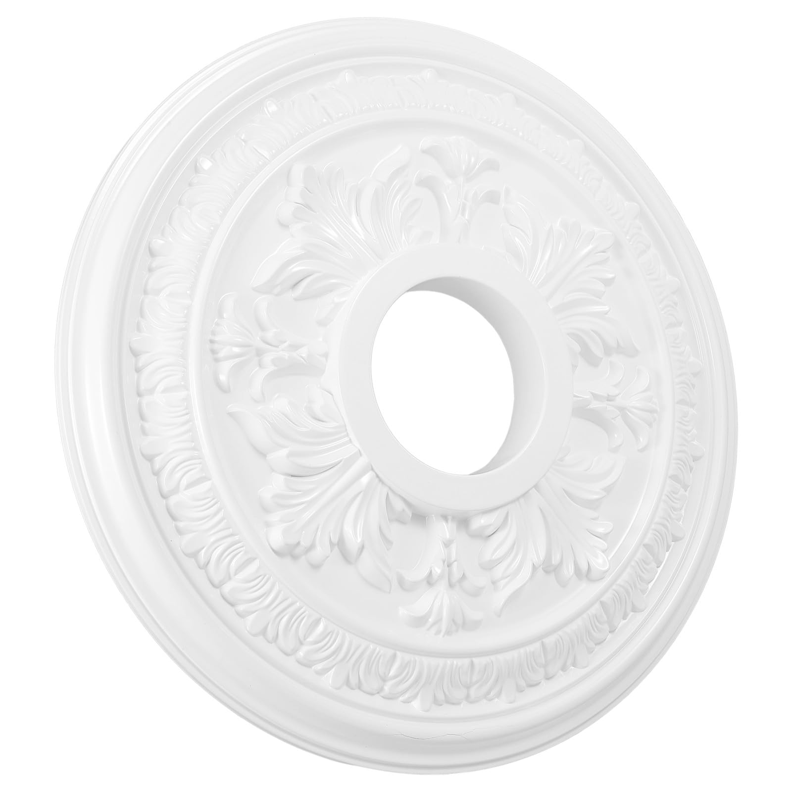 Médaillon de plafond traditionnel raffinement mouluré pour luminaire