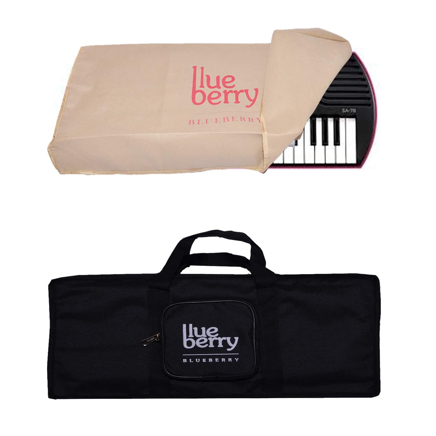 blueberry KB20 Compatible with Casio SA-81 Keyboard, Keyboard Bag with Dust Cover (Black)-image-23
