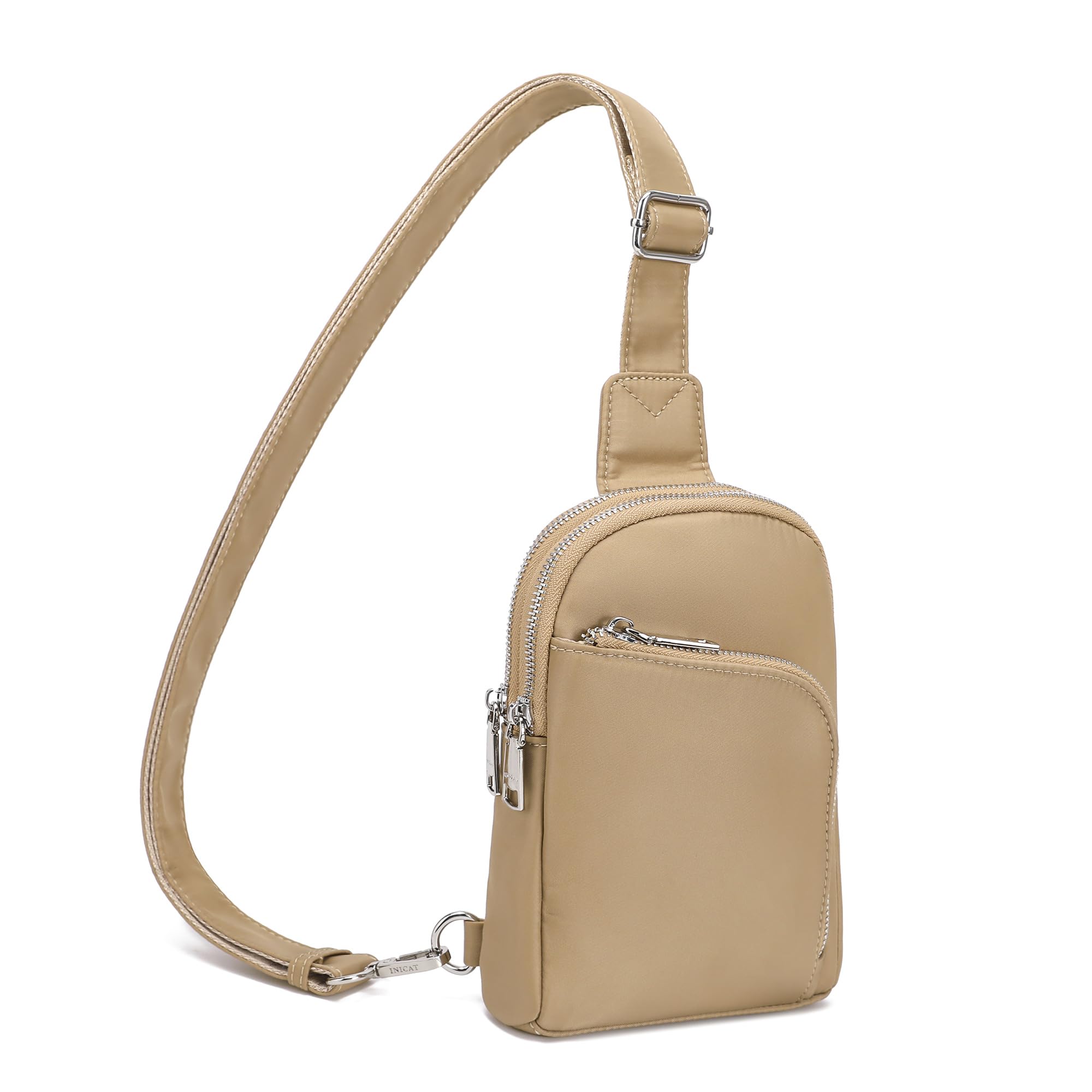INICAT Nylon Crossbody Sling Bags For Women Small Cross Body Fanny Pack Phone Travel Purses Gifts