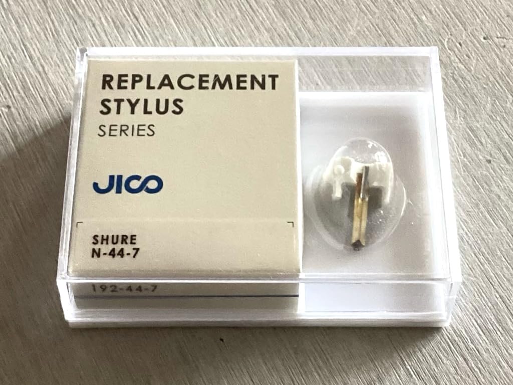 Amazon.co.jp: JICO レコード針 SHURE N-44-7用交換針 丸針