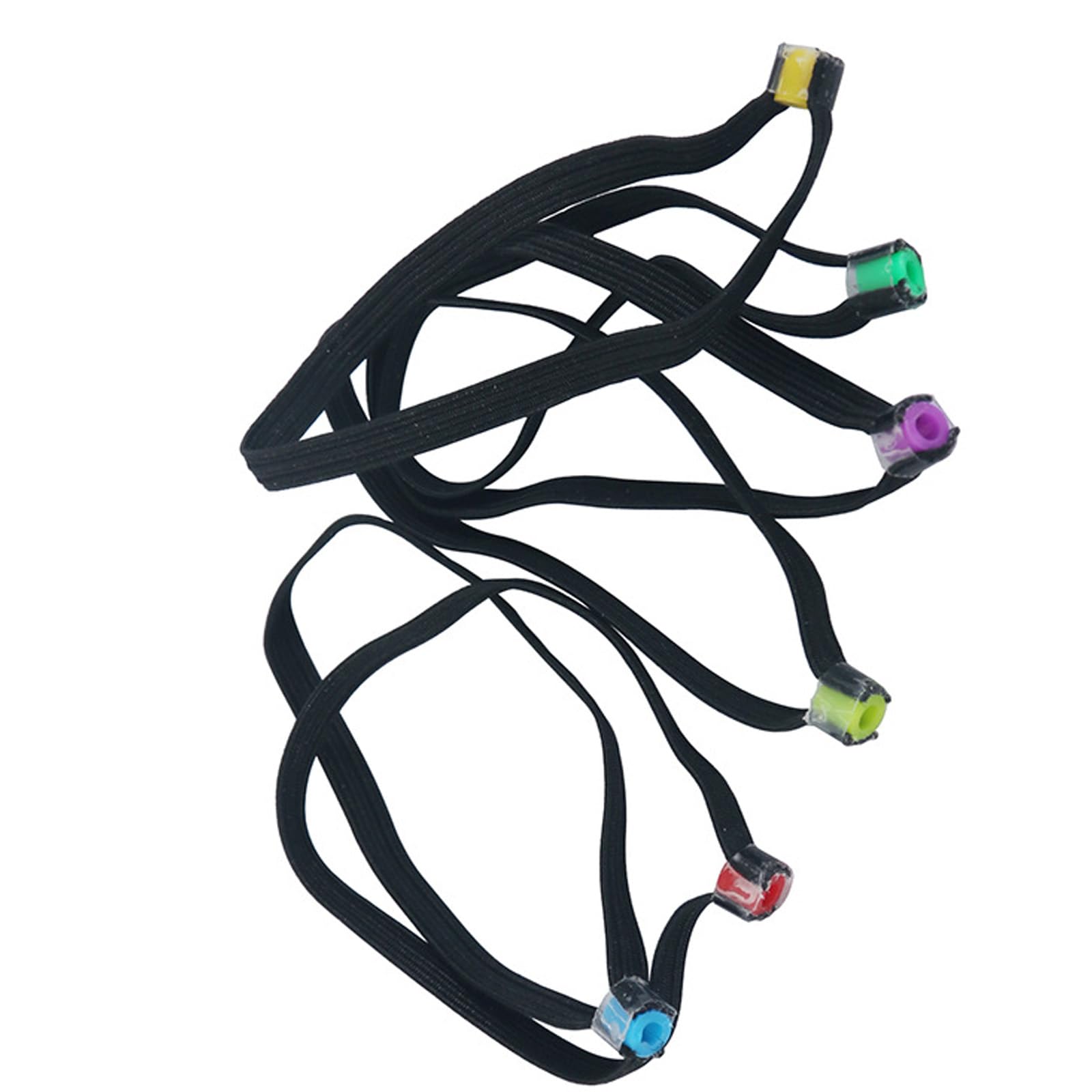 HUANGTNG 6Pcs Tippet Spool Fishing Tippet Rings Gadget Portable Threader Elastic Fishing Wire Leader for Outdoor Activity