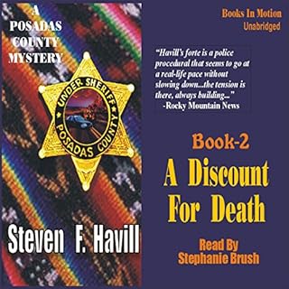 A Discount for Death Audiolibro Por Steven F. Havill arte de portada