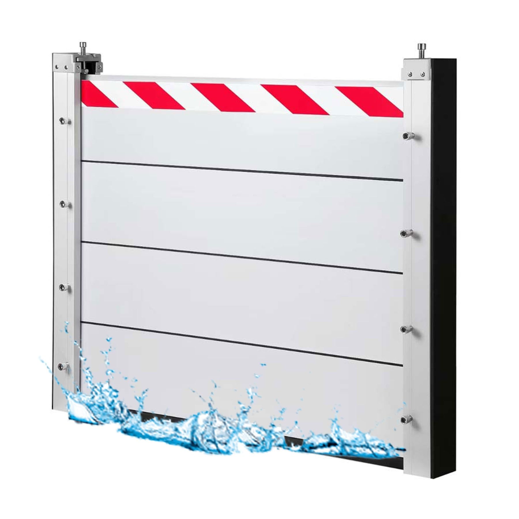 Barrière anti-inondation pour sous-sol et allée de garage réutilisable contre fortes pluies