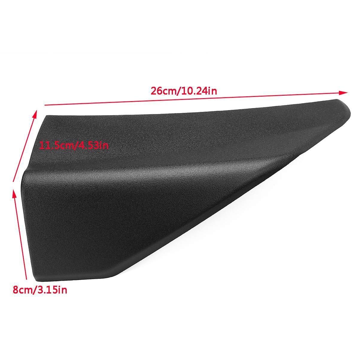 ABS ABS przedni zderzak samochodowy Splitter Lip podbródek Spoiler dyfuzor Winglets Protector, dla Forda, dla Mustanga, 2015-2017
