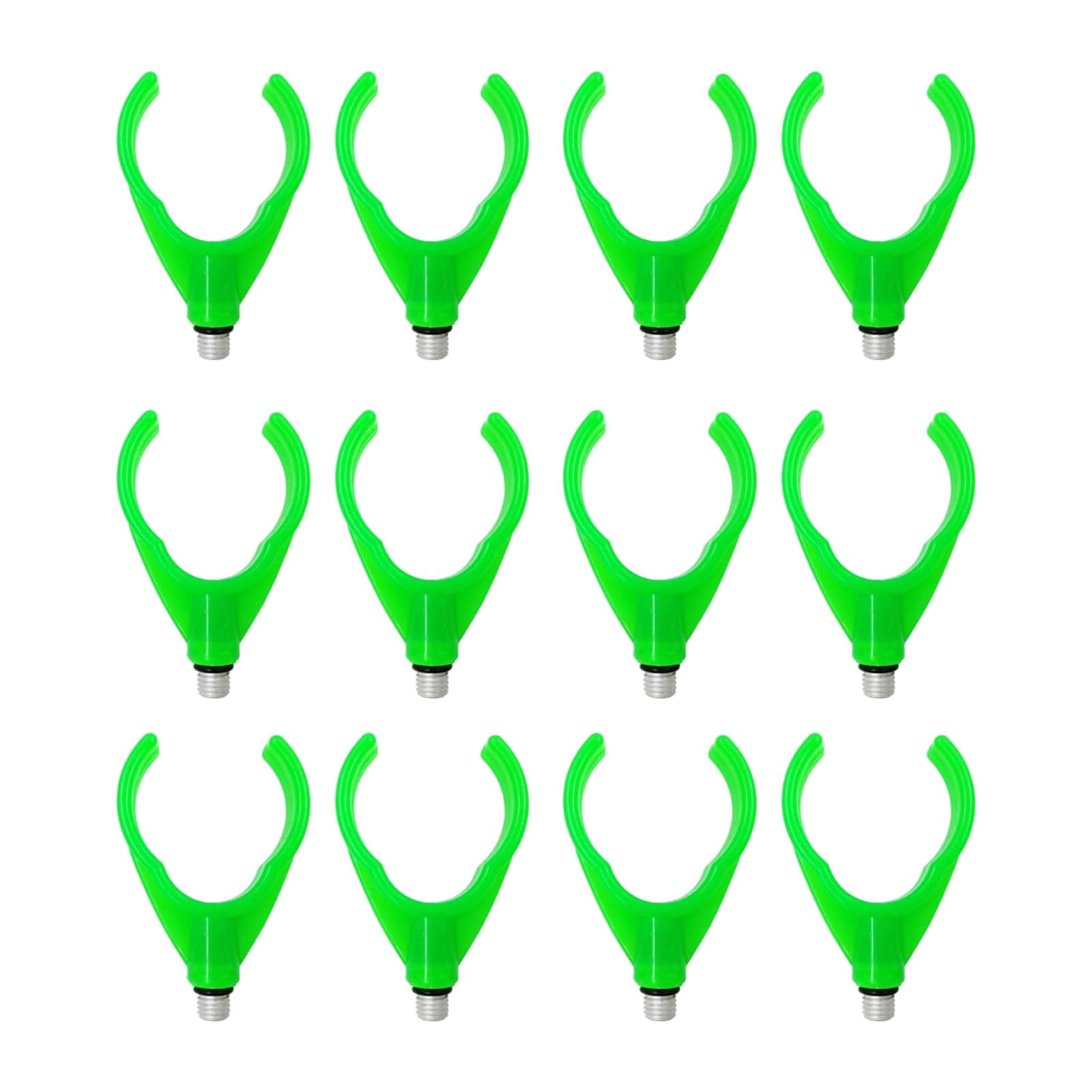 12pcs Carp Fishing Rod Rest Head Grippers Grip Holder Carp Stand Accessories Easy to Use Rest Mount Holder Stand