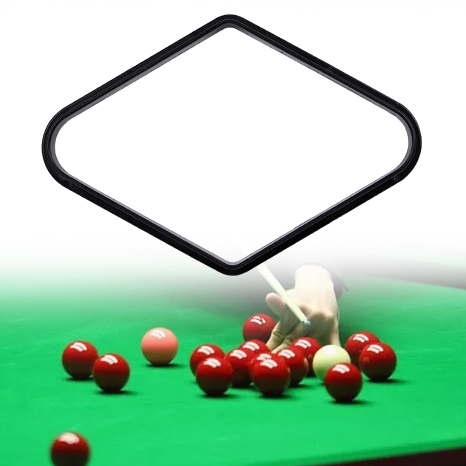 9 Ball Rack GSE Games & Sports Expert GSE Solid Wood Billiard 8-Ball Triangle/9-Ball Diamond Pool Ball Racks For 2 1 4 Pool Balls 023566 Pool Table Accessories