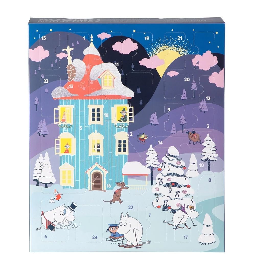 Moomin - Calendario de Adviento navideño con juguetes 2025 Martinex