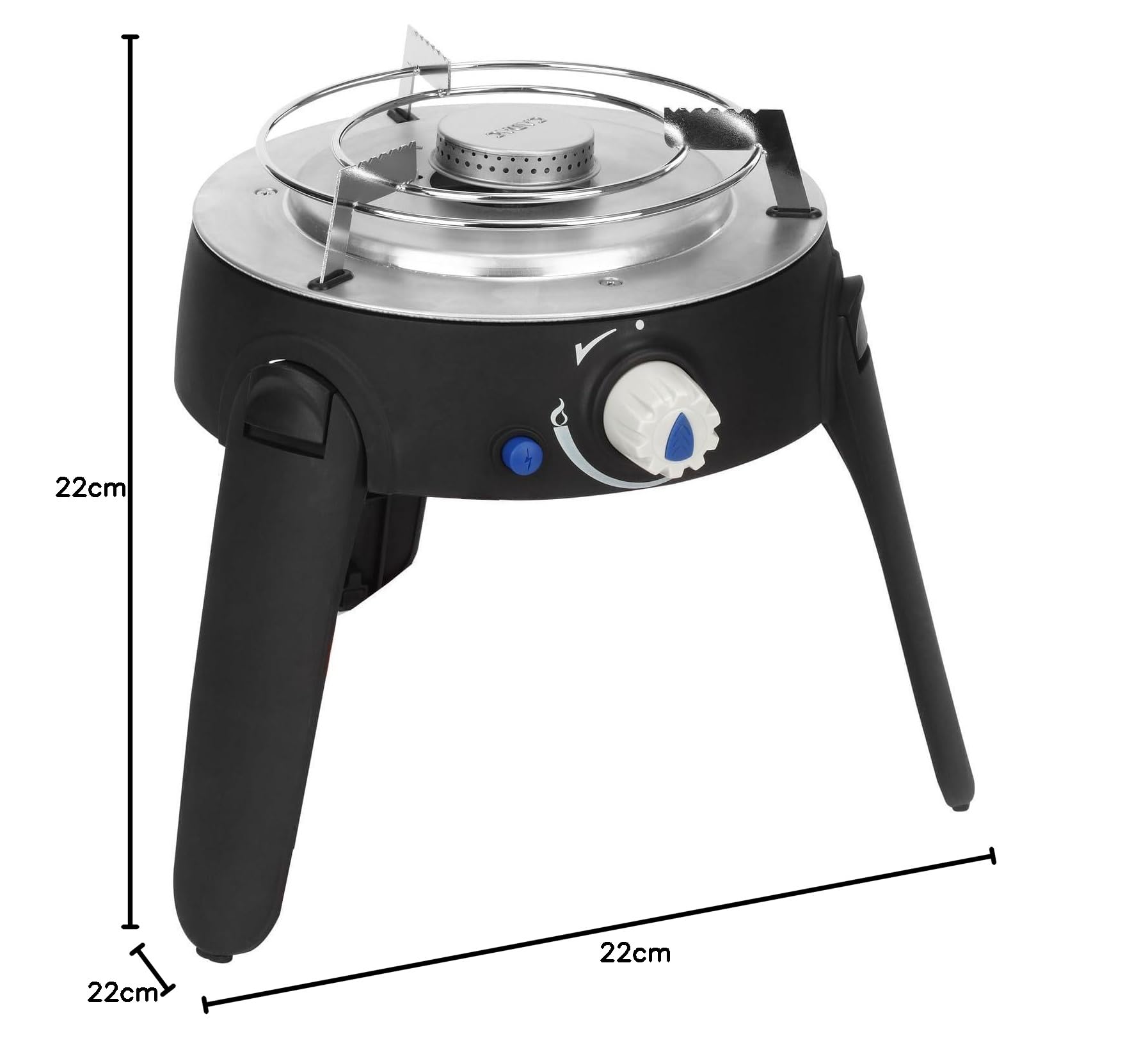 CADAC Safari Chef 30 LP 28-37 mBar - Barbecue acier - aluminium - plastique - gaz - Noir - Grill de camping