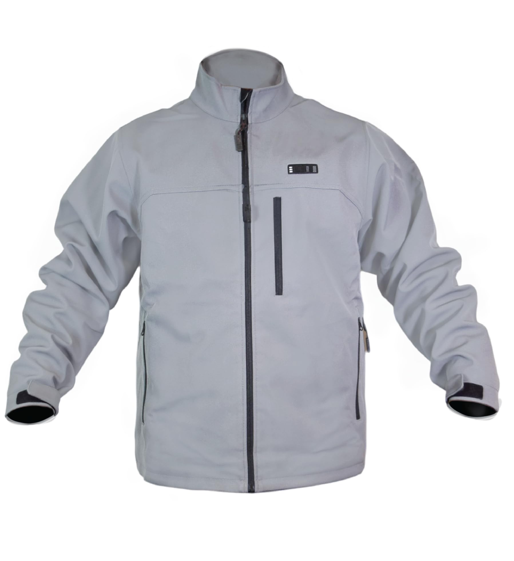 Unisex Premium Battery Operated M-Heated Jacket Kit (US, Alpha, 3X-Large, Regular, Regular, Gray)