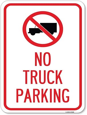 No Truck Sign No Truck Parking (with Symbol) | 18