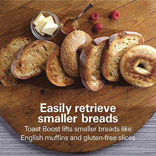 Image of Hamilton Beach Modern Chrome Digital 2 Slice Extra Wide Slot Toaster with Bagel and Defrost Settings, Shade Selector, Toast Boost, Slide-Out Crumb Tray, Auto-Shutoff and Cancel Button (22792)
