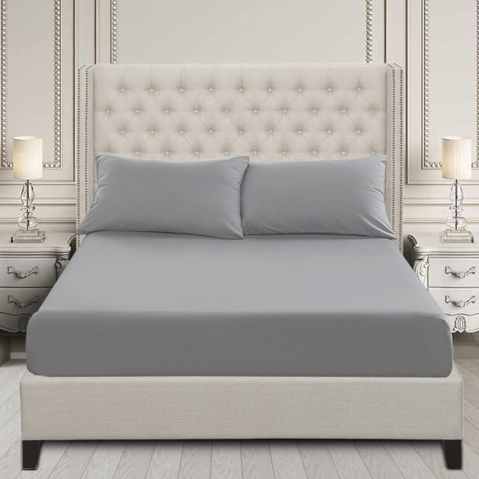 Ray Bedding Extra Deep King Size Fitted Sheet 3PC Bedding Set with