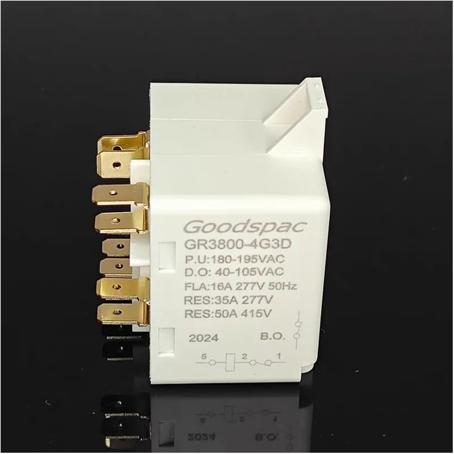 1Pcs Universal Refrigerator Relay GR/HLR3800-4G3D Air Conditioner Relay Ice Maker Compressor Starter Accessories，Refrigerator Parts