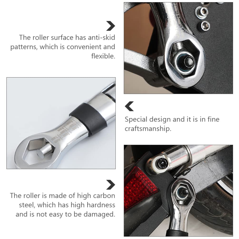 Llave universal de doble extremo, trinquete de cabeza flexible, juego de trinquete rechoncho, llave de trinquete de cabeza, juego de trinquete de liberación rápida, llave multiusos, autoapriete