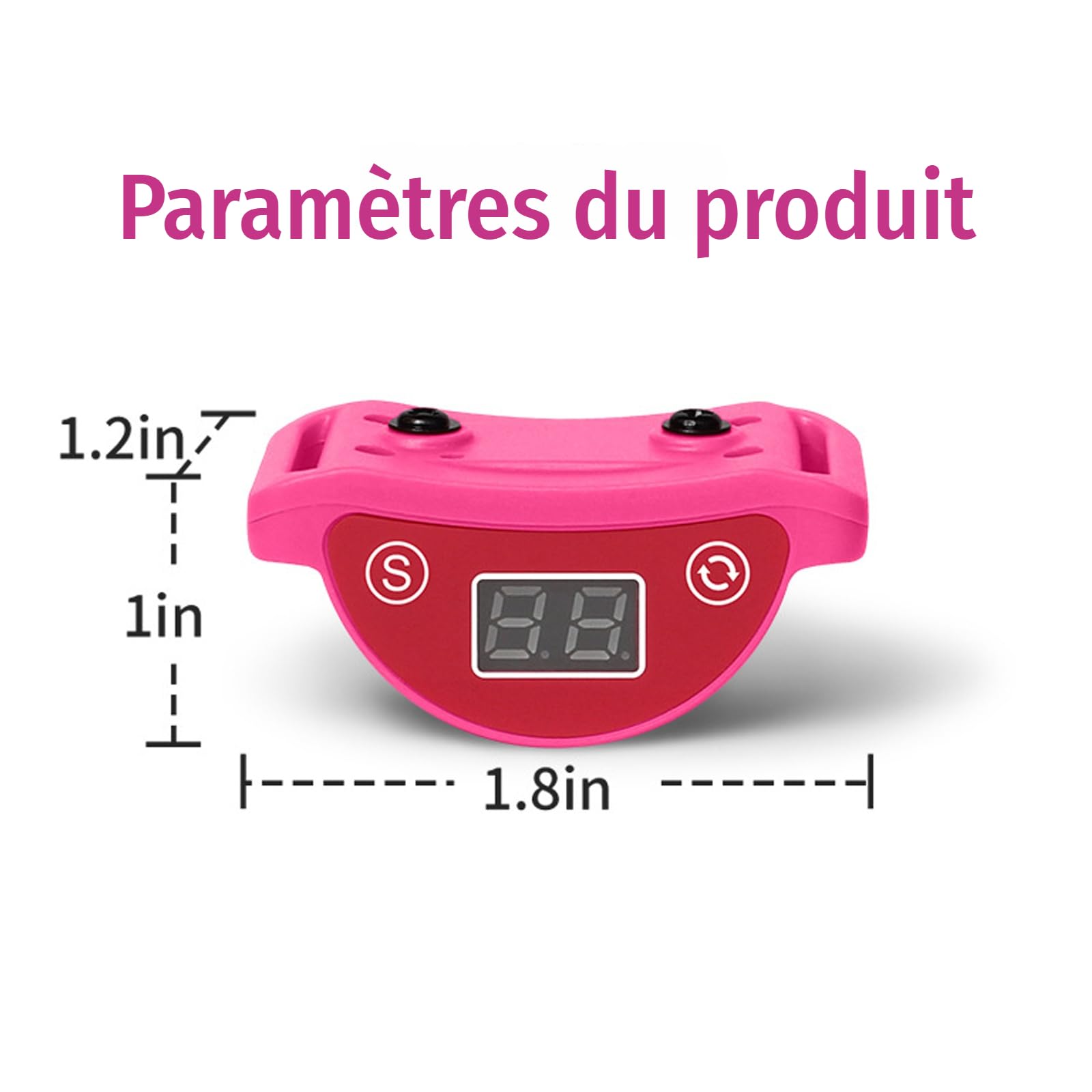 Collier Anti-Aboiement pour Chat 2 Modes Ajustables Rechargeable Taille Ajustable Collier Anti-Aboiement pour Chat
