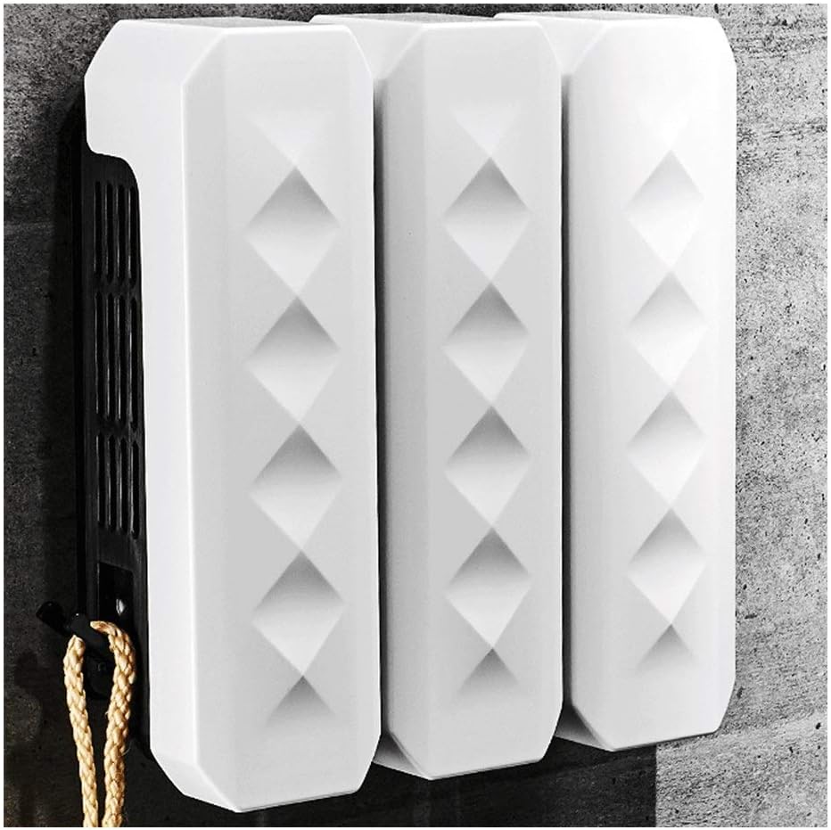 Soap Dispenser Shampoo Dispenser 350ml(11.8oz), Wall Mounted Shower Soap Dispenser, Holds Shampoo Soap Conditioner Shower Gel Lotion Lotion dispenser (Color : White, Size : 3-chamber)