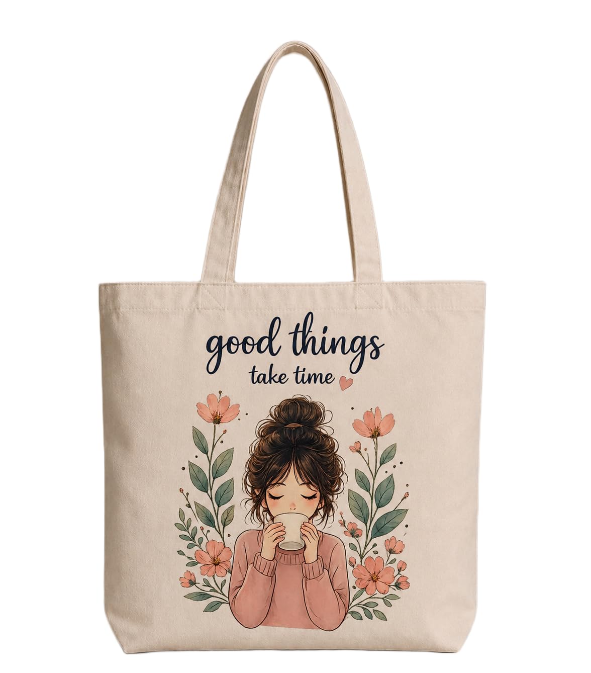 Large Canvas Tote Bag For Women With Zipper Premium Cotton Shoulder Handbag Reusable Shopping Office College Travel Beach Grocery Bag-image-32