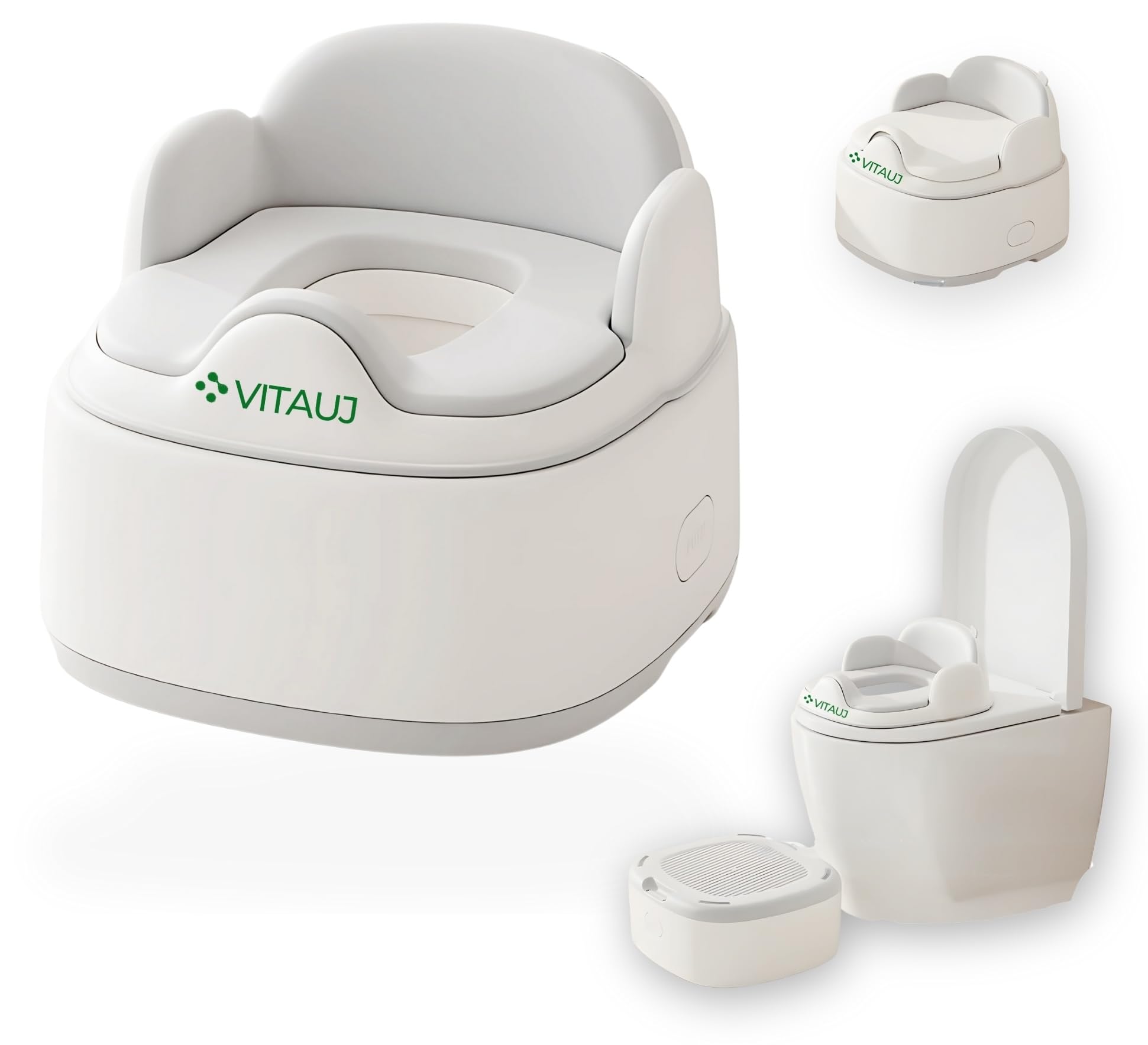Orinal Bebé 3 en 1 Plegable | Reductor WC, Taburete y Orinal con Sticker de entrenamiento | Antideslizante, Portátil, Suave y Ergonómico | ideal de 1–6 Años