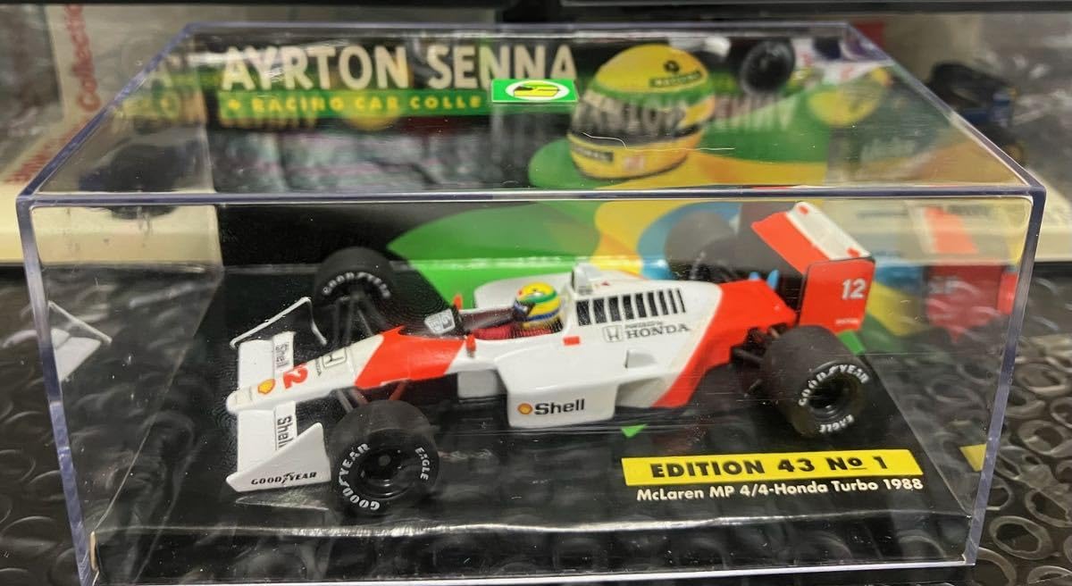 マクラーレン　ホンダ　アイルトン・セナ　MP  4/4  1988 アイルトンセナの初タイトル マクラーレンホンダ MP4/4 1988日本