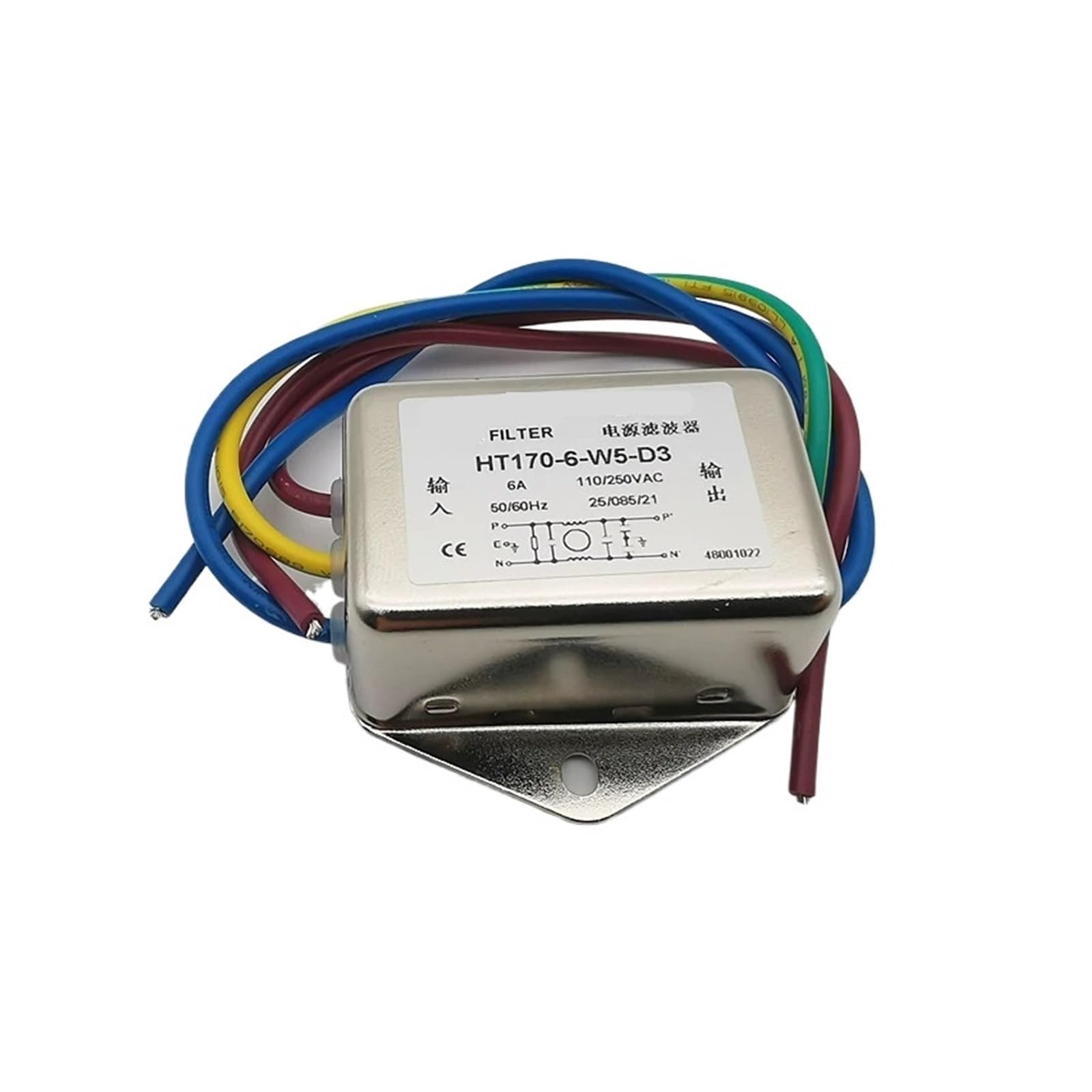 Filtros de potencia HT170 6A 16A evitan averías por parásitos en pantallas de control