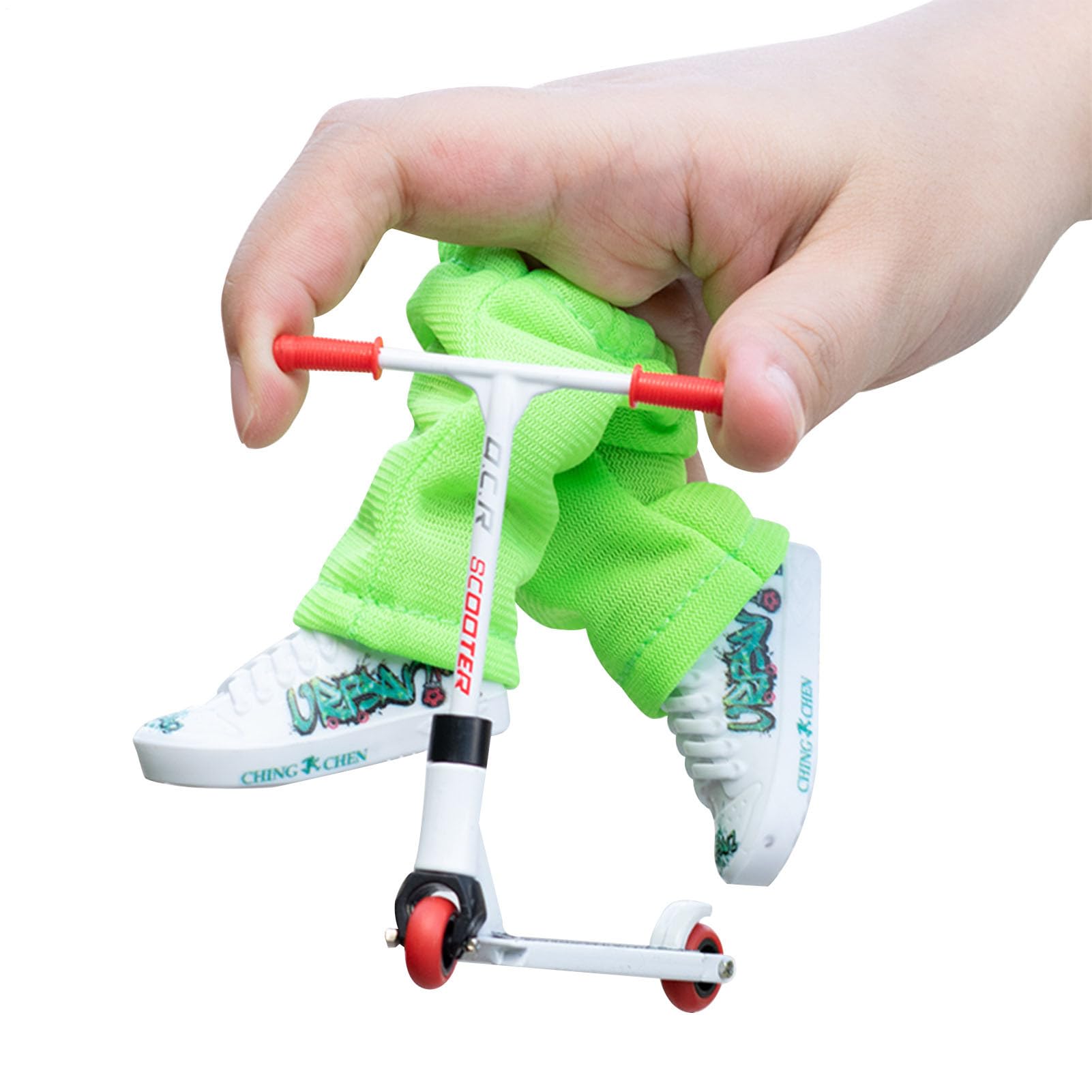 Finger Skateboard Set - Small Game Decks, Scooter Clothes, Pants & Shoes