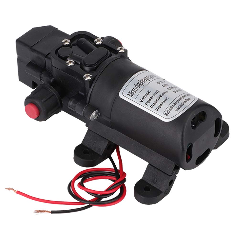 Pompa ad acqua ad alta pressione, DC 12V 5L/Min 116Psi Pompa autoadescante per lacqua, pompa dell'acqua a membrana per camper, barche, roulotte e il giardino