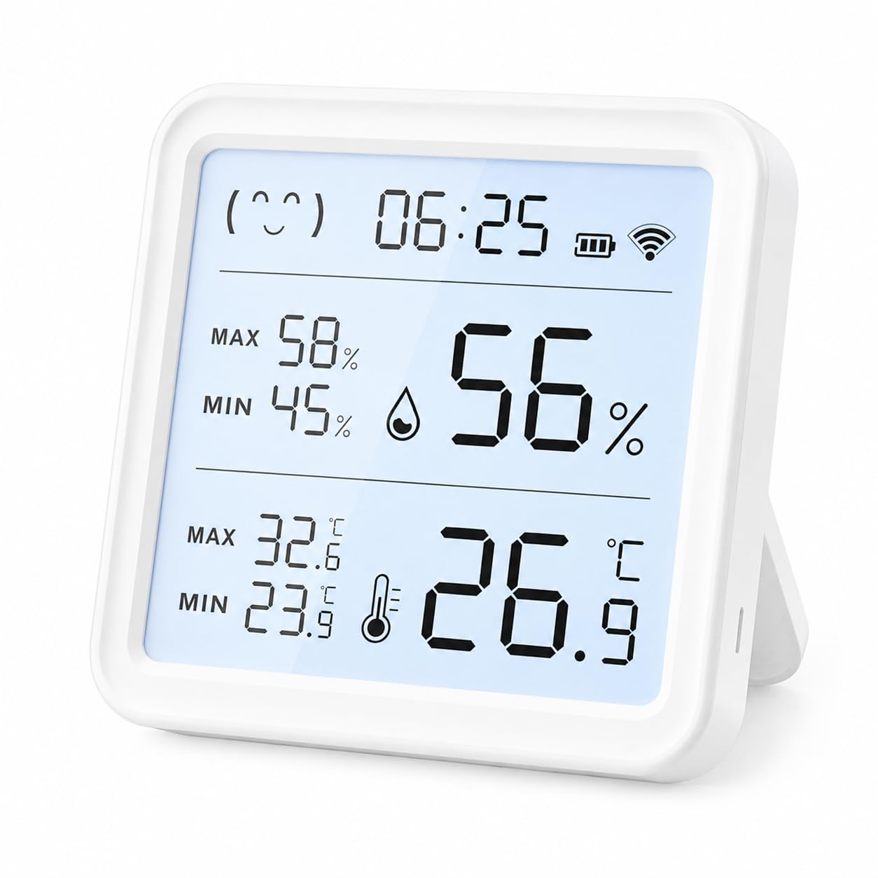 Thermomètre hygromètre WiFi Moniteur de température et d'humidité