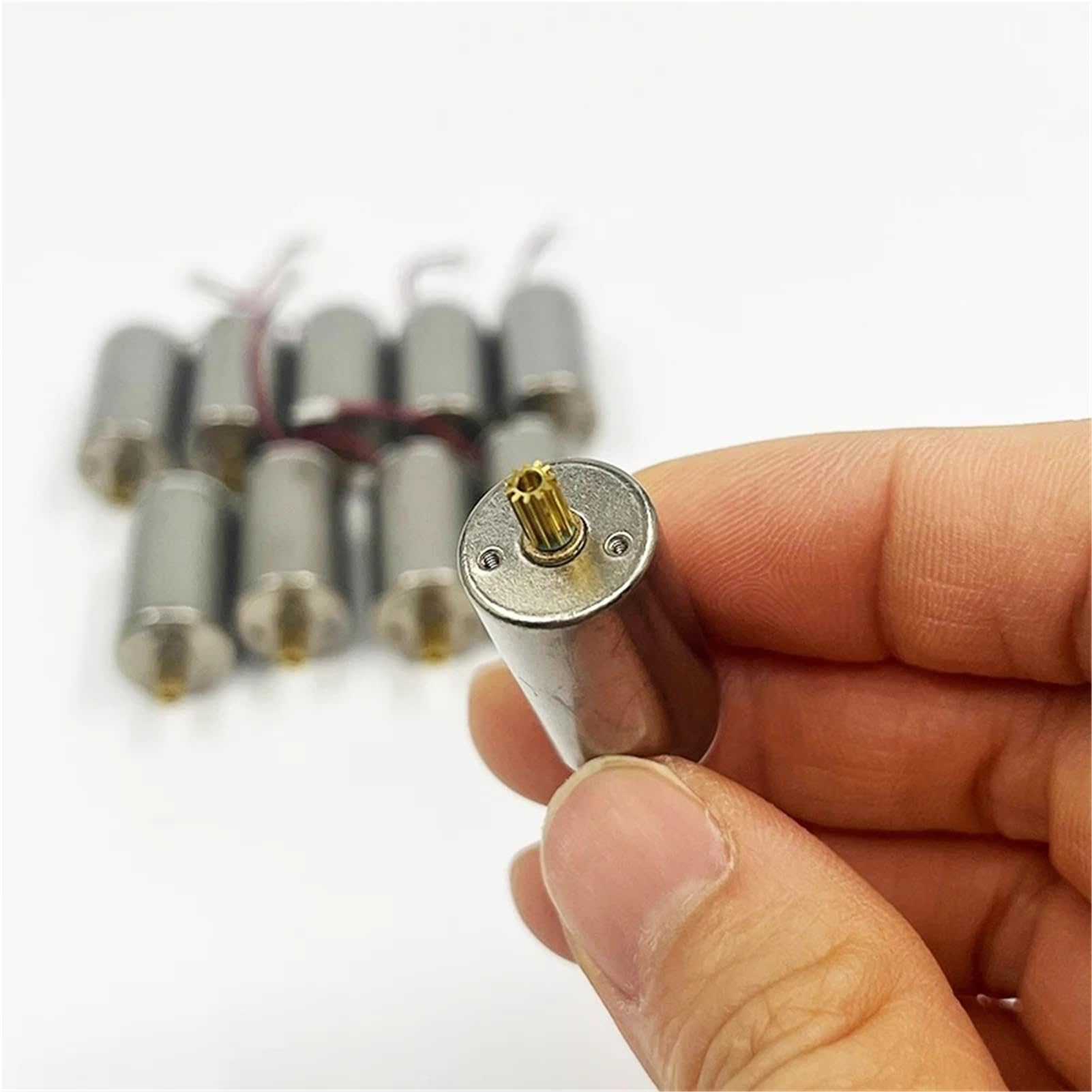 3/5/10 pezzi 13mm*24mm Motore senza nucleo DC 1.5V-3.7V 14500RPM ad alta velocità con ingranaggio a 11 denti del rotore a 5 poli for robot Parte di riparazione(5pcs)