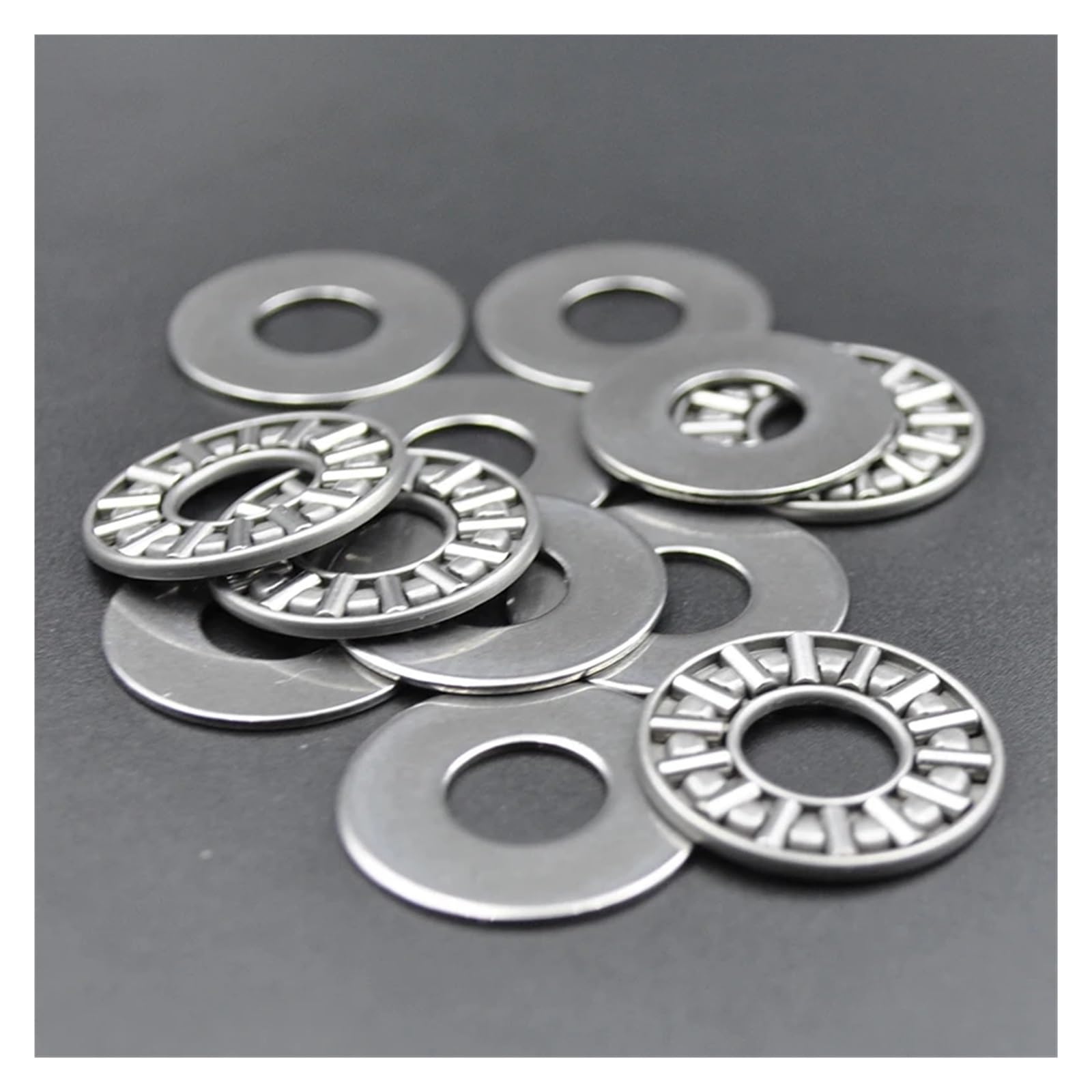 Lot de 20 roulements à aiguilles de butée plane AXK1024 + 2AS 10 x 24 x 4 mm