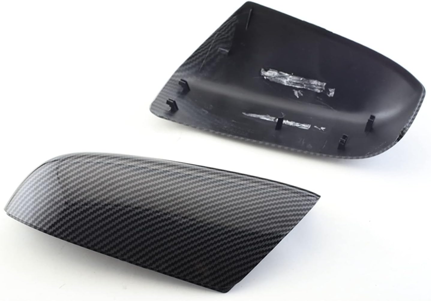 Pair Left & Right Carbon Fiber Side Rearview Mirror Cover Cap, for Honda Accord 2003-2007 76251-SDC-A11 76201-SDC-A11