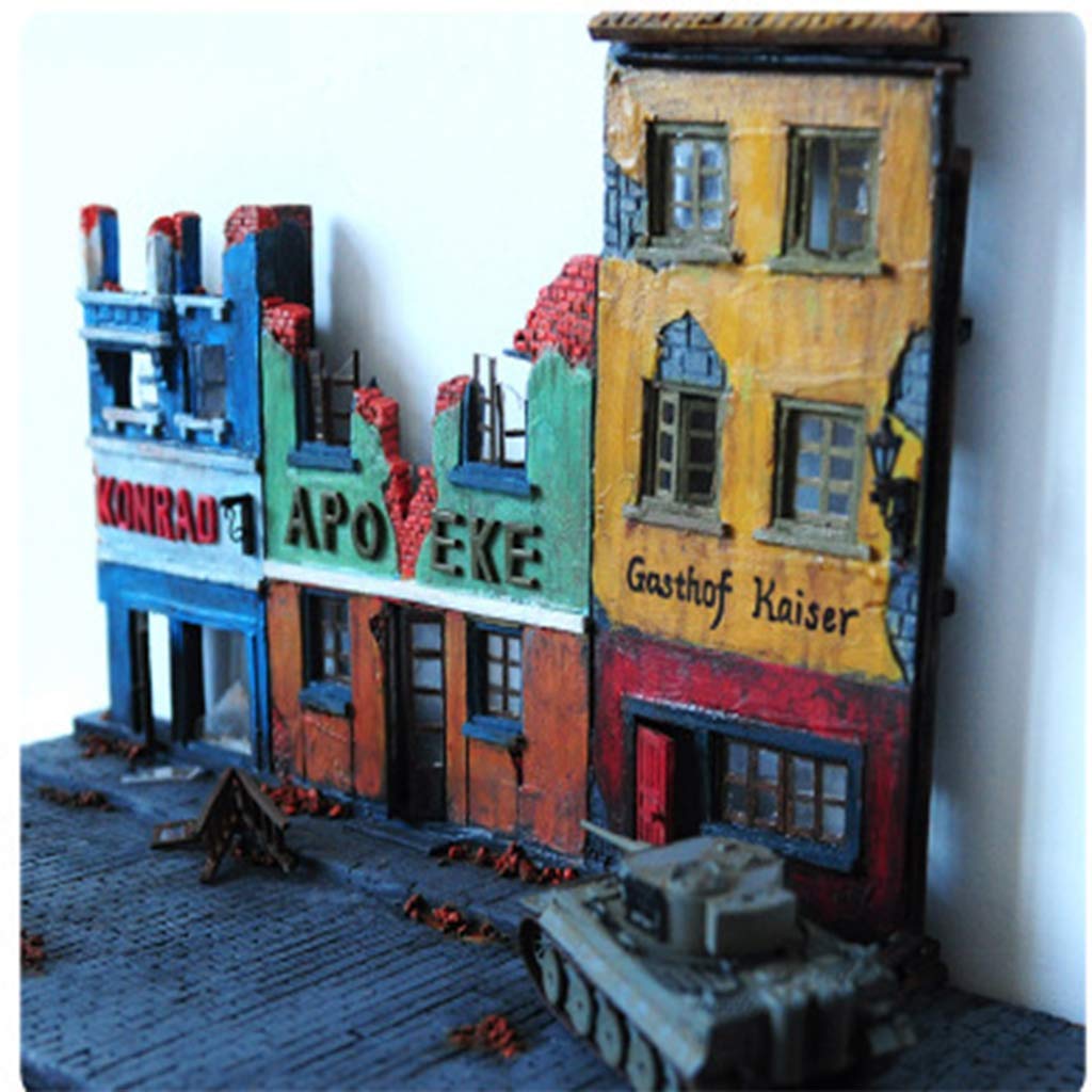 5 pièces/jeu de mousse haute densité - Plaque de bricolage - Pour modélisme - Paysage - Matériel pour base de diorama (295 x 200 x 30 mm)