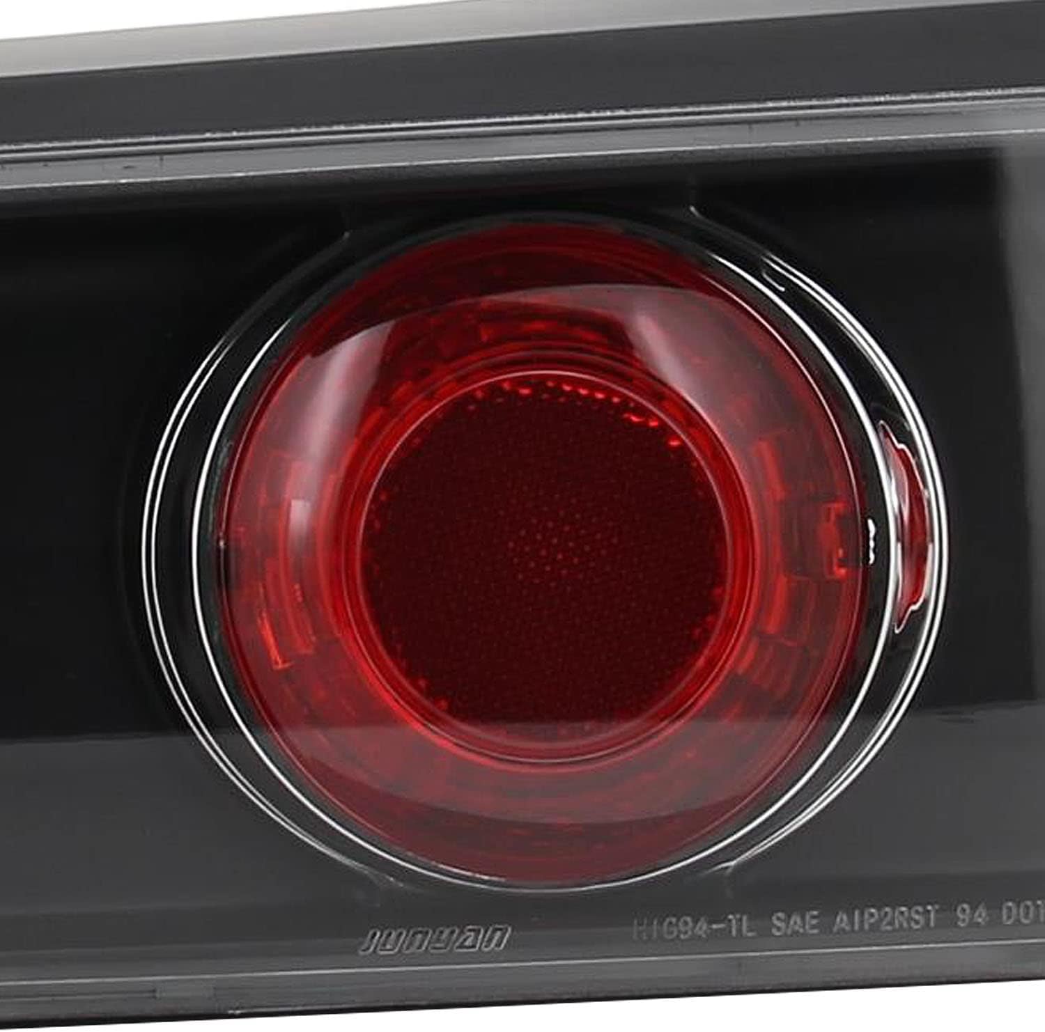 SPEC-D TUNING JDM Black Tail Lights Compatible with 1994-2001 Acura Integra 2Dr Coupe, Left + Right Pair Assembly
