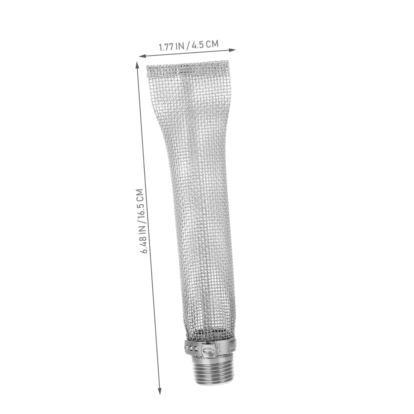 ULTECHNOVO 1 PC Stainless Steel Filter Tube for Wine Beer Brewing Hop Strainer Hose Acid and Design for Home Brewing and Wine Making