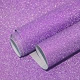 Purple Glitter Wallpaper Purple Glitter Peel and Stick Wallpaper Removable Sparkle Contact Paper Sel