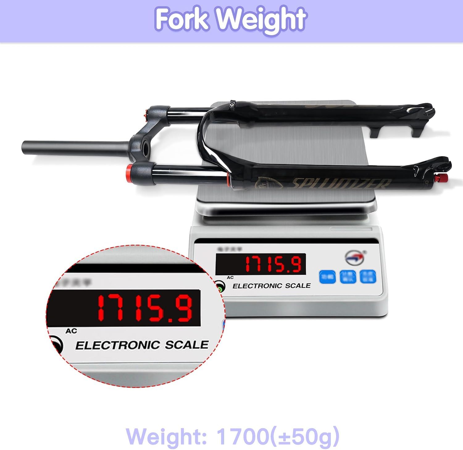 Fourche VTT, fourche à suspension pneumatique pour roues 26/27,5/29 pouces, réglage de la détente, course de 120 mm, axe rapide 9 mm, tube droit 1-1/8, fourche avant VTT ultra-légère pour vélos XC/AM