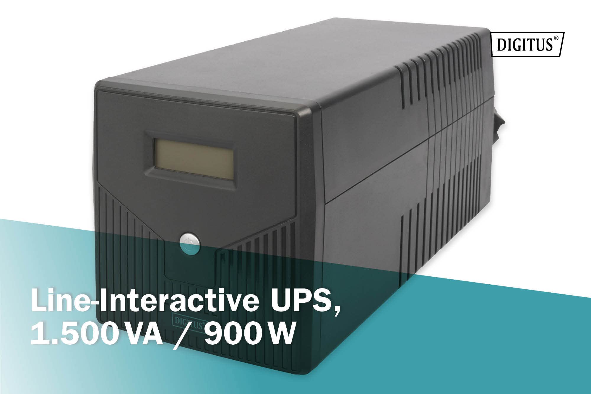 DIGITUS Professional Line-Interactive USV, 1500 VA/900 W