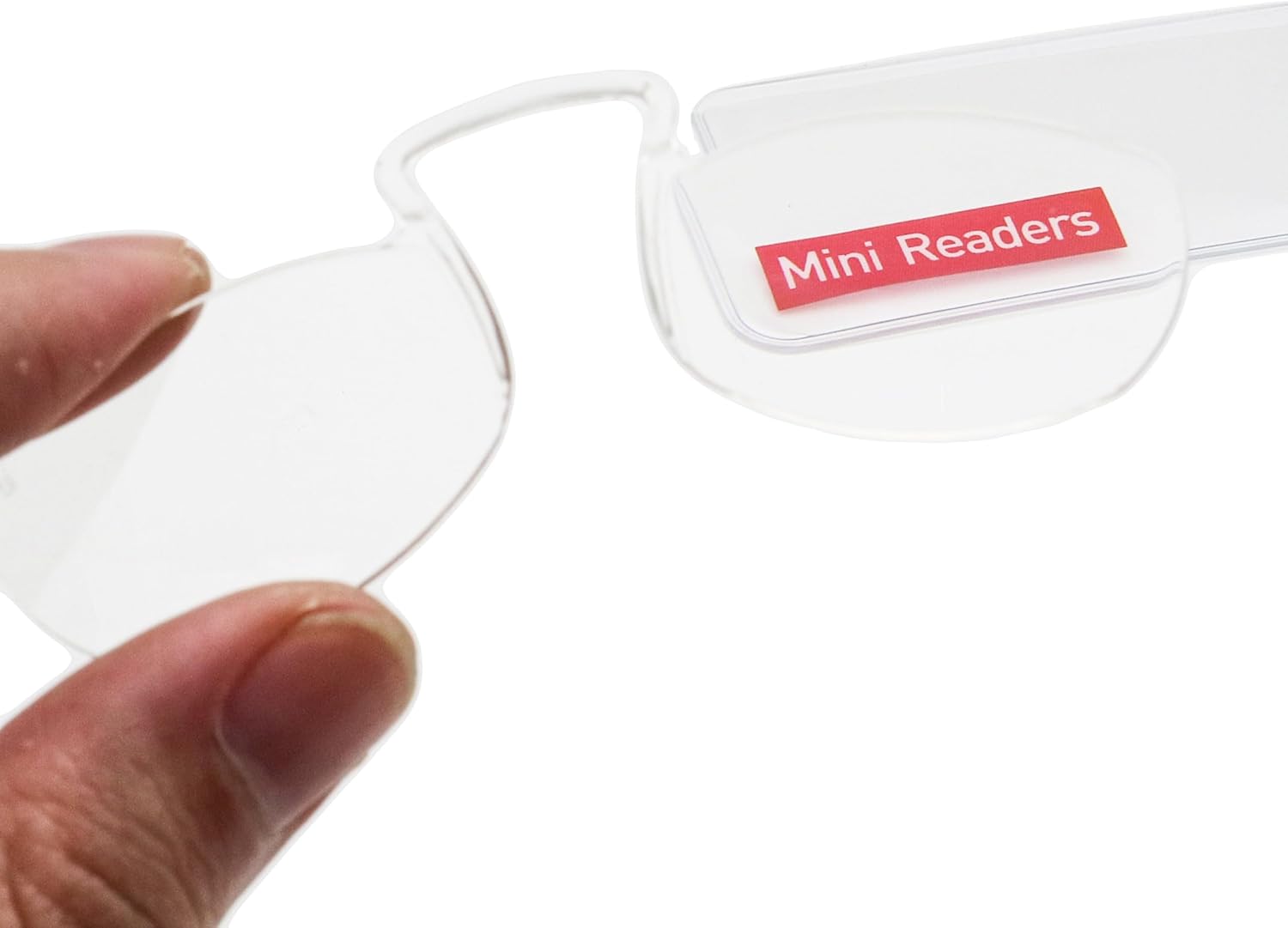 Armless Thin Reading Glasses - Clip on Nose Readers Mini Slim Lightweight for Men Women - Image 7