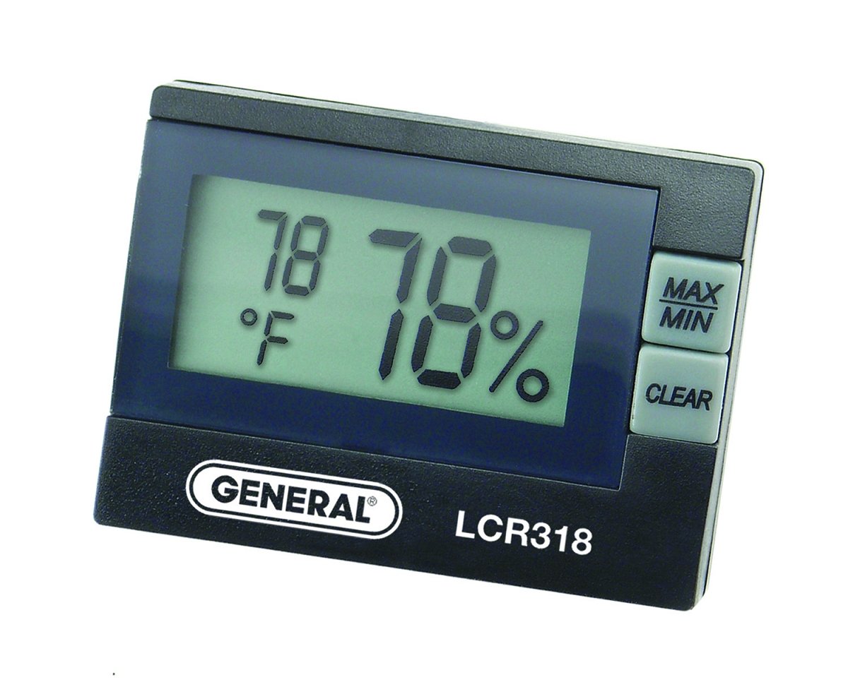 Indoor Digital Hygrometer, 14 to 140 F