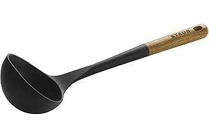 STAUB Versatile Silicone Ladle: Perfect for Soups, Pancakes, Pasta Sauces, and Nonstick Cookware
