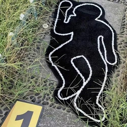 Tapis d'Halloween lavable pour éliminer les glissades dans la douche - 8