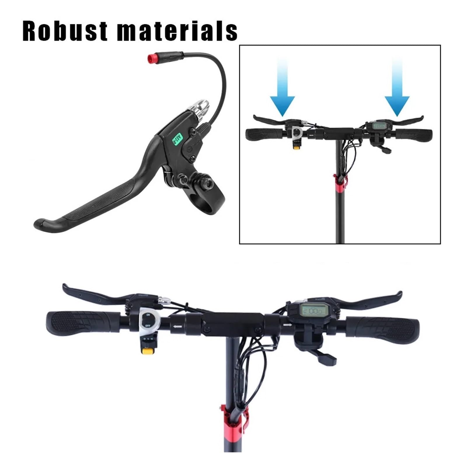 Leve Alluminio Monopattino Yungeln Leve Freno Monopattino Elettrico - Set 2 Pezzi Per Kugoo M4 Pro Leve Freno Kugoo M4 Pro - 11
