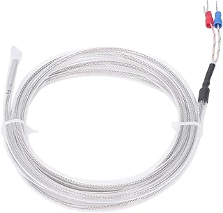 Temperature Controller Sensor Probe, Waterproof Thermocouple Sensor Probe, Short Thermal Response Time, Anticorrosion, Stable Performance for Electrics (#2)
