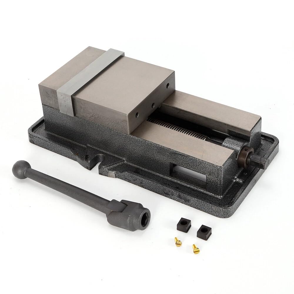 Tornillo de banco de precisión CNC de 6 pulgadas, tornillo de banco de precisión, tornillo de banco de trabajo CNC Clamping Lock Vise Milling Machine Bench Clamp Vice, juego de accesorios
