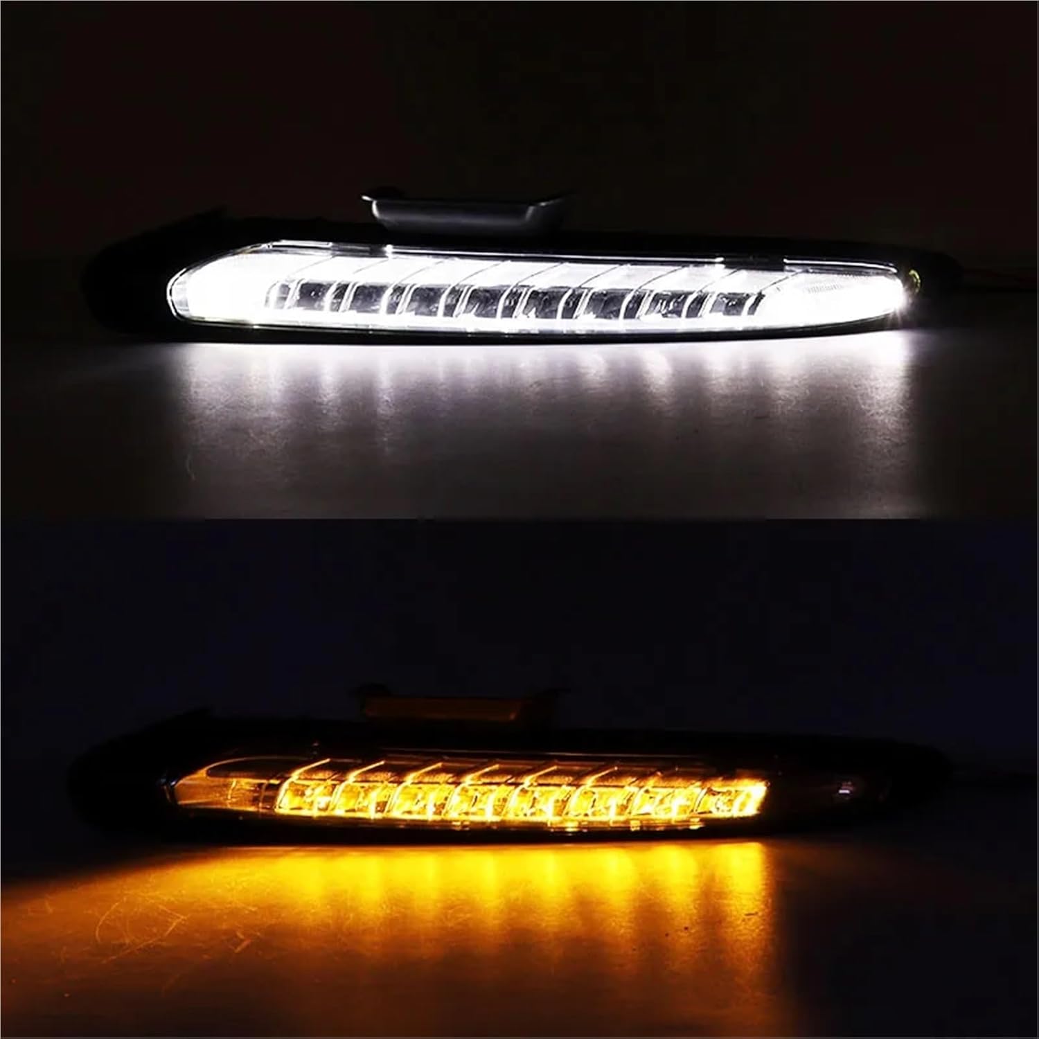 ポルシェカイエン 958 ターボスタイル 2011-2018 LED DRL デイタイムランニングライトフォグランプターンシグナルラ