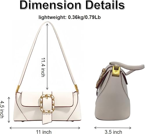 Miniatura 5 de Bolsos de mano Bolso de hombro para las mujeres lindo pequeño hobo bolsos de noche para mujeres negro en uso diario