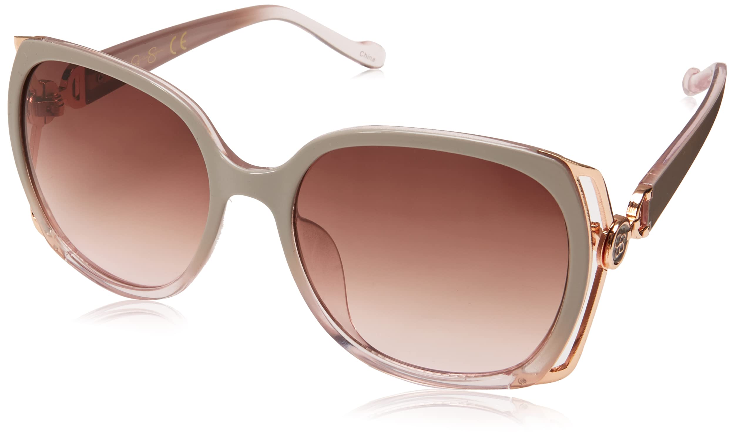 Womens J5686 Oversized Square Sunglasses With Uv400 Protection.